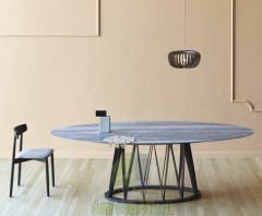 Обеденный стол на оригинальной деревянной базе Miniforms Acco