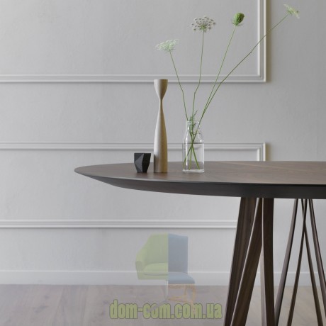 Обеденный стол на оригинальной деревянной базе Miniforms Acco