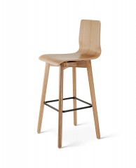 Барный стул из гнутой фанеры Delta Luka RW дуб