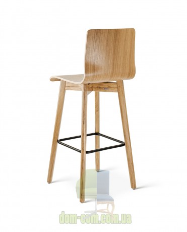 Барный стул из гнутой фанеры Delta Luka RW дуб