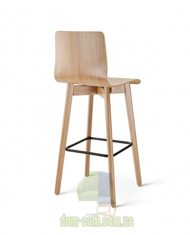 Барный стул из гнутой фанеры Delta Luka RW дуб