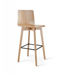 Барный стул из гнутой фанеры Delta Luka RW дуб