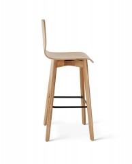 Барный стул из гнутой фанеры Delta Luka RW дуб