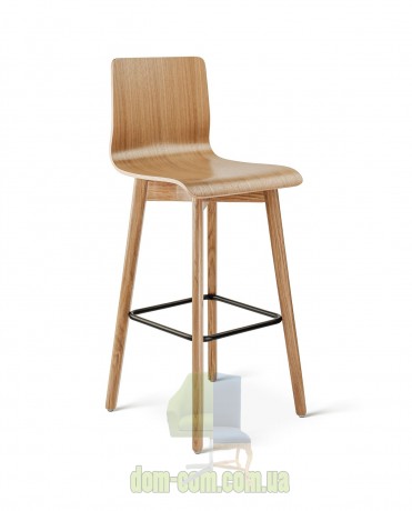 Барный стул из гнутой фанеры Delta Luka RW дуб