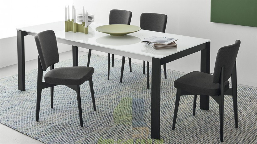 Стол со стеклянной столешницей Connubia Eminence CB/4724 W