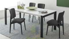 Стол со стеклянной столешницей Connubia Eminence CB/4724 W