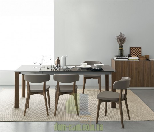 Стол со стеклянной столешницей Connubia Eminence CB/4724 W