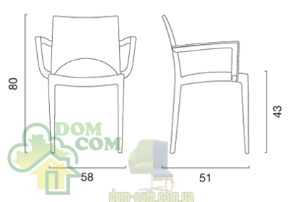 Стул GrandSoleil Paris PD