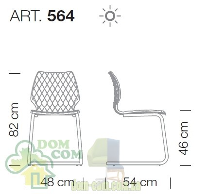 Стул Metalmobil Uni 564