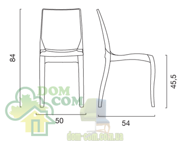 Стул GrandSoleil Solid Cristal