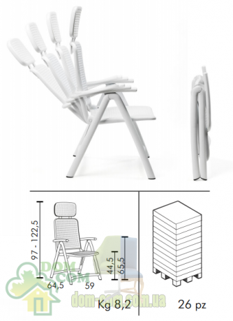 Кресло Nardi Acquamarina