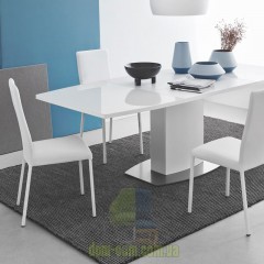 Стул из эко кожи на металлических ножках Connubia Garda CB/1525