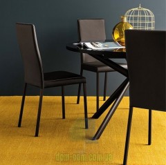 Стул из эко кожи на металлических ножках Connubia Garda CB/1525