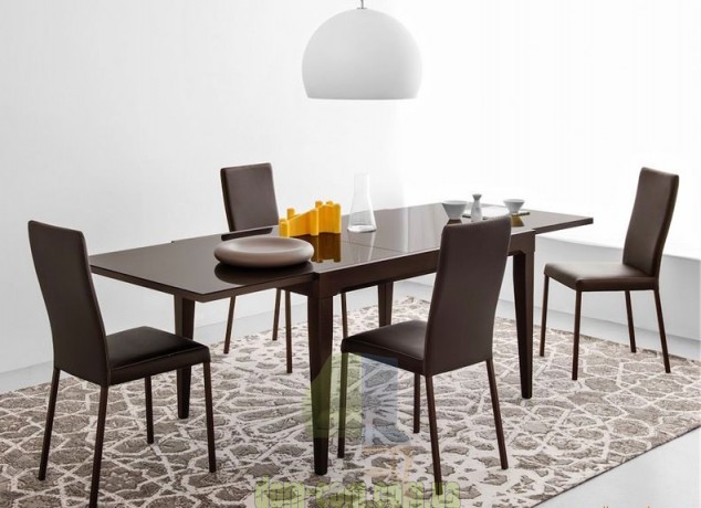 Стул из эко кожи на металлических ножках Connubia Garda CB/1525