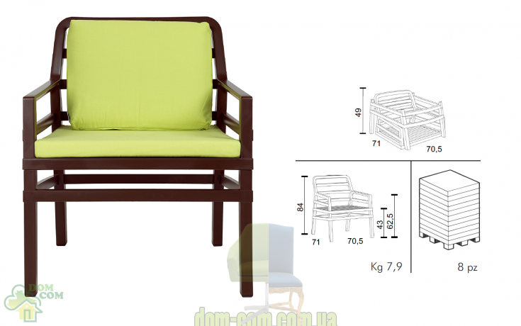 Кресло Nardi Aria