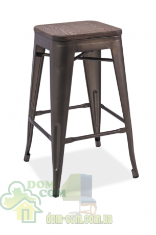 Табурет Signal Tolix Long Wood