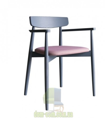 Лаконичный деревянный стул с подлокотниками Miniforms Claretta