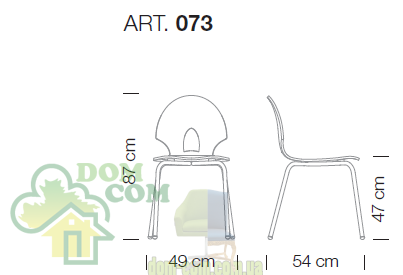 Стул Metalmobil Aria 073