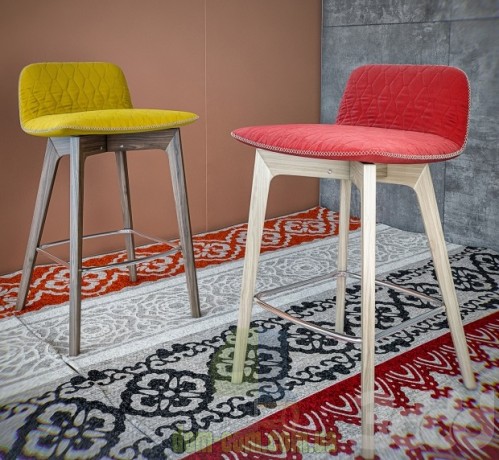 Стул полубарный с мягким сидением Connubia Calligaris SAMI CB/1488
