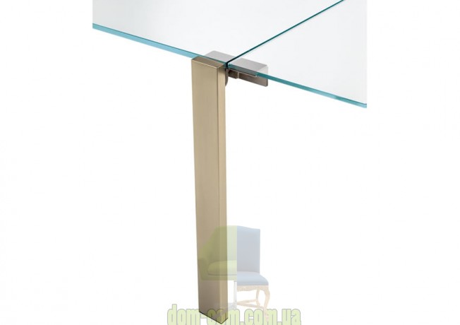 Прозрачный раскладной обеденный стол Tonelli Design Livingstone