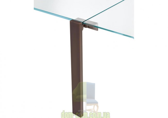 Прозрачный раскладной обеденный стол Tonelli Design Livingstone
