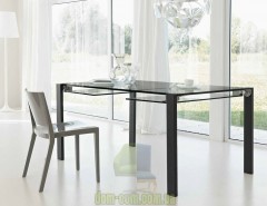 Прозрачный раскладной обеденный стол Tonelli Design Livingstone