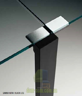 Прозрачный раскладной обеденный стол Tonelli Design Livingstone