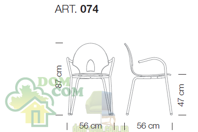 Стул Metalmobil Aria 074