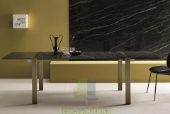 Тонкий раскладной обеденный стол Tonelli Design Livingstone Ceramic 