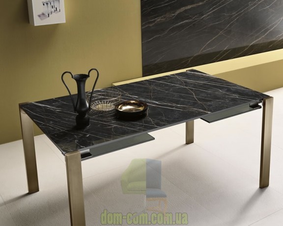 Тонкий раскладной обеденный стол Tonelli Design Livingstone Ceramic