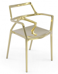 Штабелируемый стул с подлокотниками Vondom Delta от Jorge Pensi