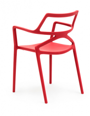 Штабелируемый стул с подлокотниками Vondom Delta от Jorge Pensi