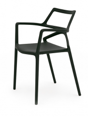 Штабелируемый стул с подлокотниками Vondom Delta от Jorge Pensi