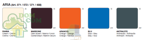 Стул барный Metalmobil Aria 371