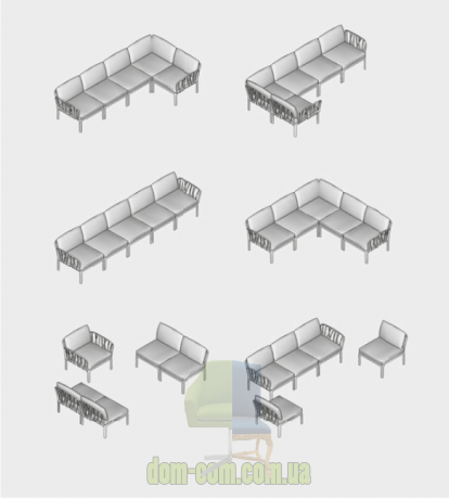 Модульный диван Nardi Komodo