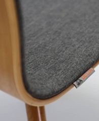 Стул на дубовом каркасе Delta Luka Soft RW Grey 14