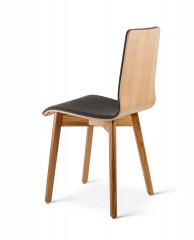 Стул на дубовом каркасе Delta Luka Soft RW Grey 14