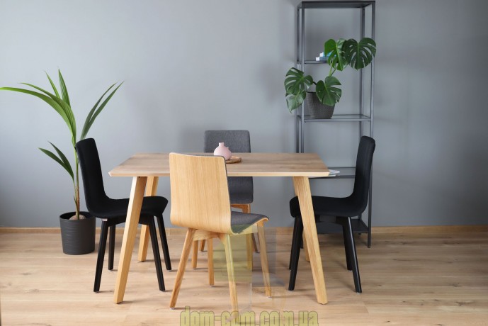 Стул на дубовом каркасе Delta Luka Soft RW Grey 14