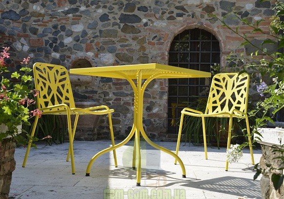 Дизайнерский металлический стул RDItalia Fancy Leaf