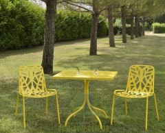 Дизайнерский металлический стул RDItalia Fancy Leaf