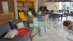 Дизайнерский металлический стул RDItalia Fancy Leaf