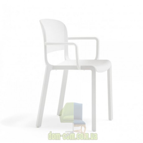 Стул с подлокотниками для бистро Pedrali Dome 265