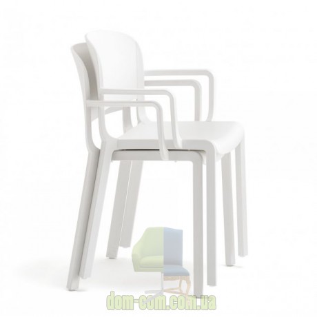 Стул с подлокотниками для бистро Pedrali Dome 265