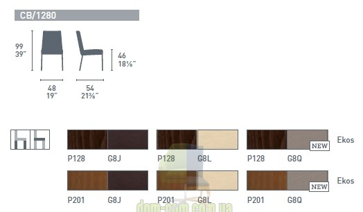 Стул Connubia Cortina CB/1280