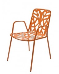 Дизайнерское металлическое кресло RDItalia Fancy Leaf