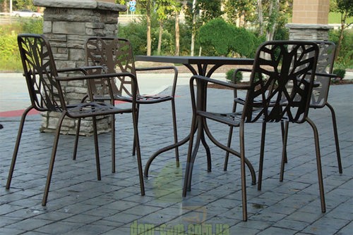 Дизайнерское металлическое кресло RDItalia Fancy Leaf