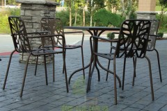 Дизайнерское металлическое кресло RDItalia Fancy Leaf