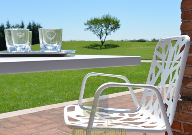 Дизайнерское металлическое кресло RDItalia Fancy Leaf