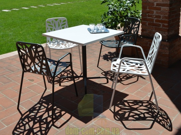 Дизайнерское металлическое кресло RDItalia Fancy Leaf