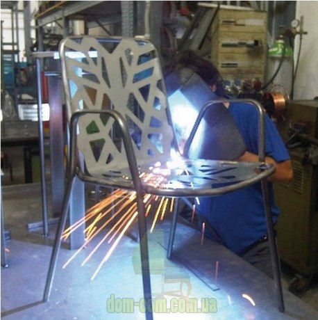 Дизайнерское металлическое кресло RDItalia Fancy Leaf